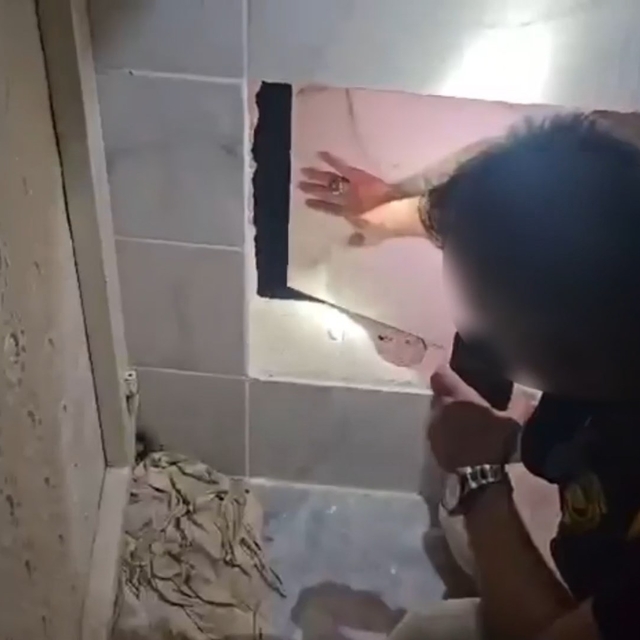 Cinayet şüphelisi gizli bölmede yakalandı
