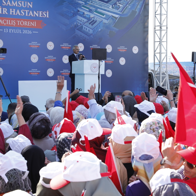 Ulaştırma ve Altyapı Bakanı Uraloğlu, Samsun Şehir Hastanesi'nin açılışında...
