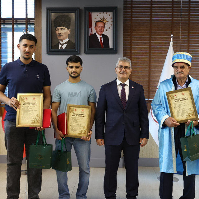 Bingöl'de Ahilik Haftası dolayısıyla Vali Çelik'e ziyaret