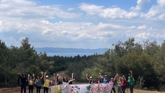 EDOSK, Saros Körfezi'nde deniz kayağı rotaları oluşturuyor
