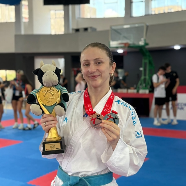 Manisalı sporcu Nurbade Büber, Avrupa şampiyonu oldu