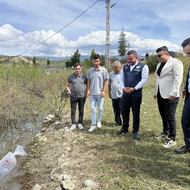 Sinop'ta göletlere 2 bin sazan yavrusu salındı