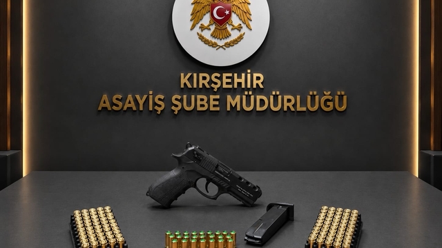 Kırşehir'de ruhsatsız silah operasyonlarında 9 zanlı yakalandı