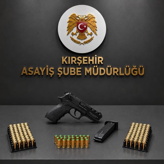 Kırşehir'de ruhsatsız silah operasyonlarında 9 zanlı yakalandı
