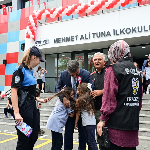 Trabzon'da okul çevrelerinde güvenlik denetimi gerçekleştirildi