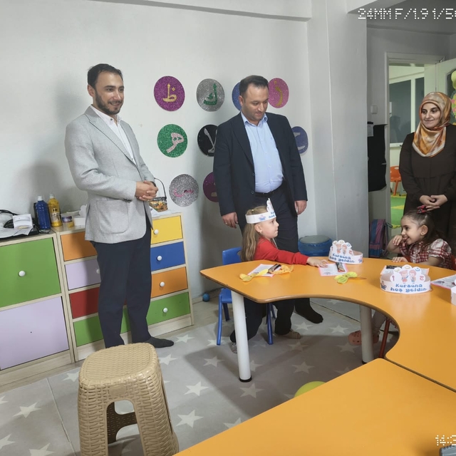 Hanönü Kaymakamı Uslu, Kur'an kursunu ziyaret etti