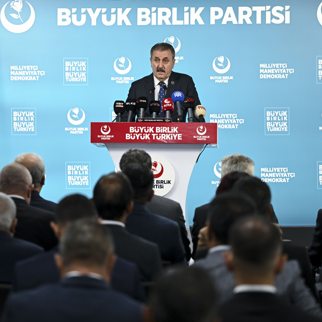 BBP Genel Başkanı Destici, basın toplantısı düzenledi: