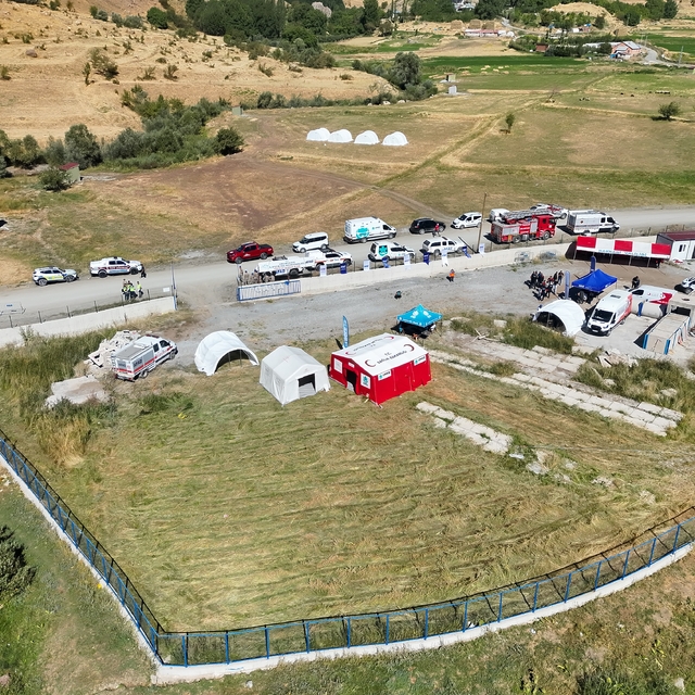 Hakkari'de olası göç hareketlerine karşı tatbikat gerçekleştirildi