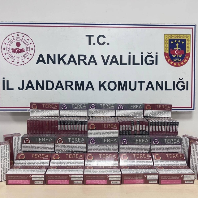 Başkentte okul çevrelerindeki denetimlerde kaçak elektronik sigara tütünü e...