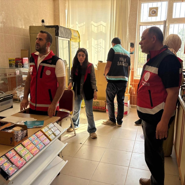 Nurdağı'nda okul kantinlerinde denetim yapıldı