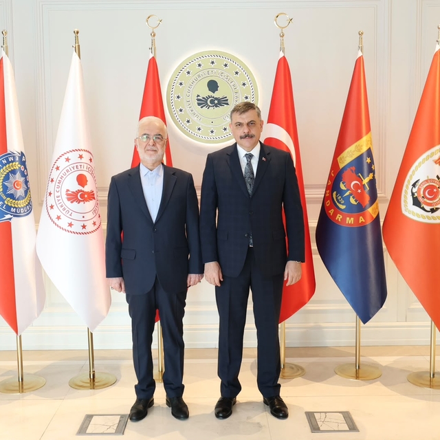 İçişleri Bakanı Çiftçi, İranlı mevkidaşı Mumini ile görüştü