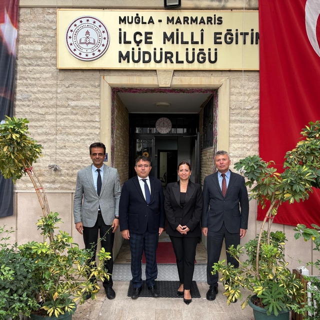 Marmaris Kaymakamı Kaya, İlçe Milli Eğitim Müdürlüğünü ziyaret etti