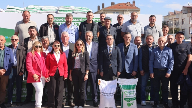 Tekirdağ'da üreticilere yem bitkisi tohumu desteği