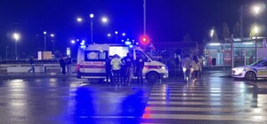 Samsun’da SUV aracın çarptığı yaya yaralandı