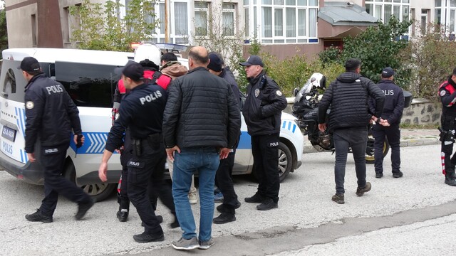 Erzurum'da aile içi kavgada korkulu anlar