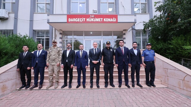 Mardin Valisi Akkoyun, Dargeçit ilçesinde incelemelerde bulundu