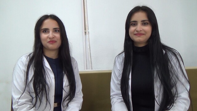 İkizler Fatmanur ve Zehranur, aynı okulda öğretmenlik yapıyor