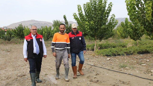 Selden etkilenen işletmelerde hasat tespiti yapıldı