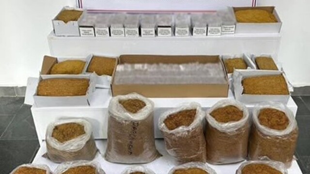 Antalya'da 151 kilo kaçak kıyılmış tütün ele geçirildi
