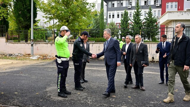 Adıyaman'da okul güvenliği için polis denetimi