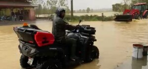 Sakarya'da dereler taştı, eski Kaynarca-Karasu yolu ulaşıma kapandı