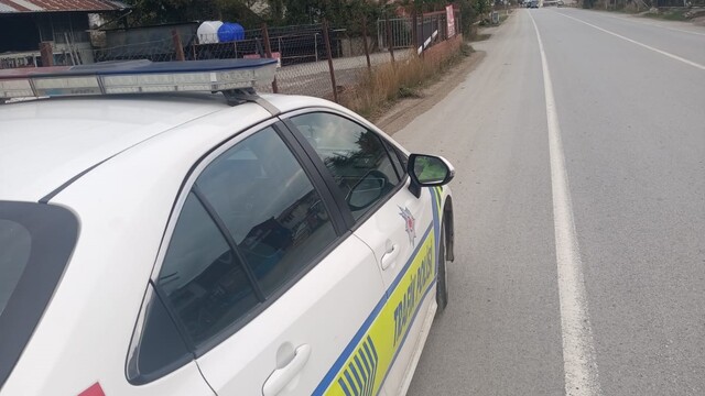Bolu'da yenilenen yolda artan kazalar sonrası radarlı hız denetimi başlatıldı