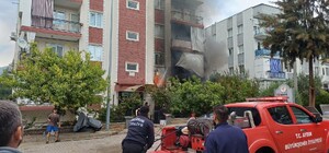 Aydın’da ev yangını