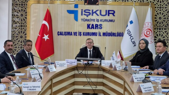 Kars'ta istihdam ve mesleki eğitim gündemi masaya yatırıldı
