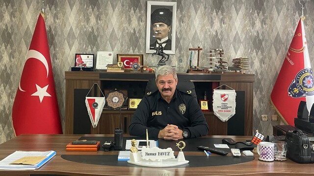 Merzifon İlçe Emniyet Müdürü Yavuz göreve başladı