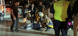 Gazipaşa'da alkollü motosiklet sürücüsü otomobile çarptı Ehliyetine 6 ay el konuldu, 27 bin 719 TL ceza kesildi