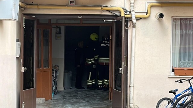 Bolu'da elektrik panosunda çıkan yangın söndürüldü