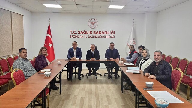 Erzincan İl Sağlık Müdürlüğünde İş Sağlığı ve Güvenliği Toplantısı