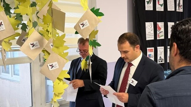 Demirözü'nde öğrencilerden Gazze'ye destek etkinliği