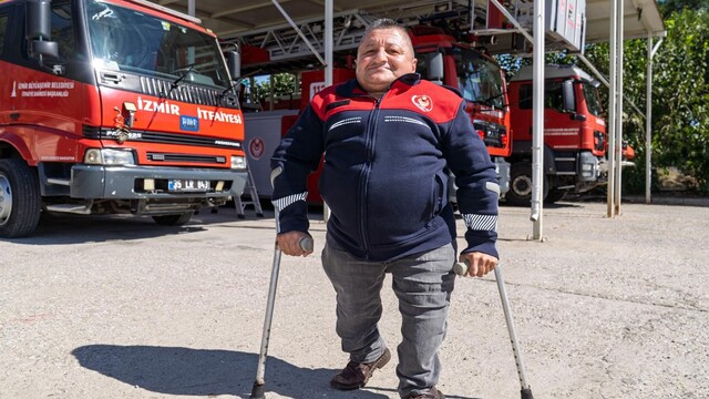 "110 Yaşar"ın 24 yıllık itfaiyecilik öyküsü