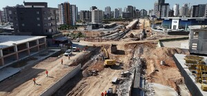 Mersin'de bin 720 metrelik kavşak projesinde çalışmalar sürüyor