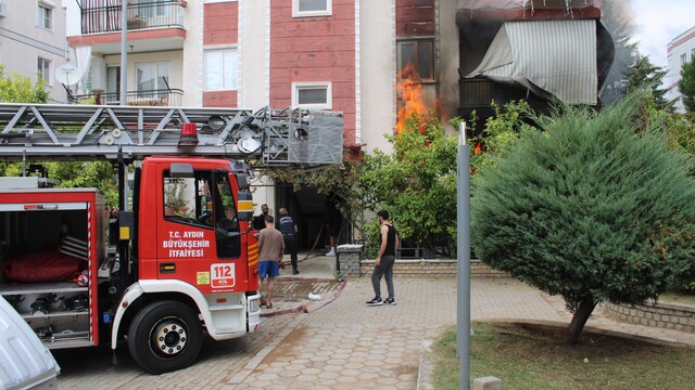 Aydın'da tüp parlaması sonrası mağdur olan aile için yardım çağrısı