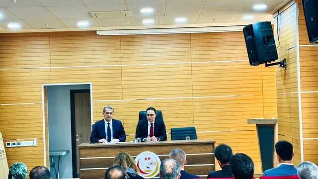Sincik'te eğitim değerlendirme toplantısı yapıldı