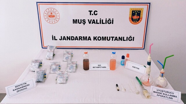 Muş'ta uyuşturucu operasyonunda 1 kişi tutuklandı
