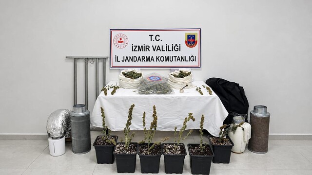 İzmir'de 5 kilo skunk ele geçirildi