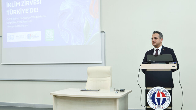 Gaziantep Üniversitesinde COP31 Gönüllülük Programı tanıtıldı