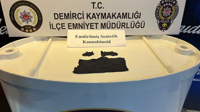 Demirci'de uyuşturucu operasyonu: 1 tutuklama