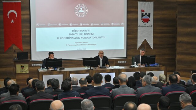 Diyarbakır'da 2026 yılı 3. dönem İl Koordinasyon Kurulu toplantısı