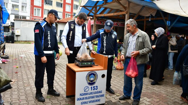Terme semt pazarlarında denetimler devam ediyor