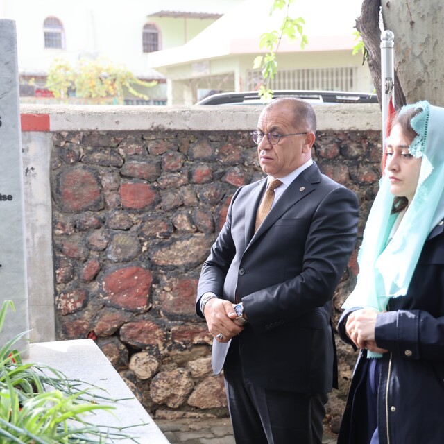 Saimbeyli'nin kurtuluşunun 106. yılında Saim Bey mezarı başında anıldı