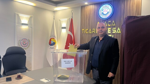 Alaca TSO Başkanlığına yeniden Günser Şirin seçildi