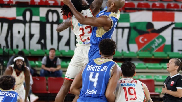 Basketbol Süper Ligi: Karşıyaka: 95 - Çayırova Belediyesi: 79