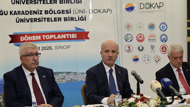 YÖK Başkanı Prof. Dr. Özvar, Sinop'ta üniversite rektörleriyle bir araya geldi