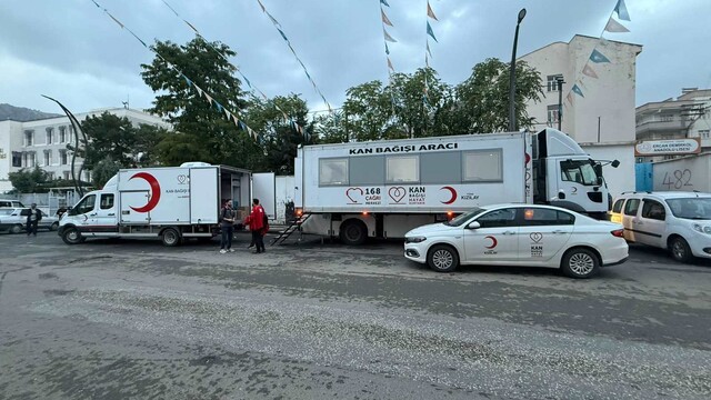 Çermik'te kan bağışı kampanyası düzenlendi