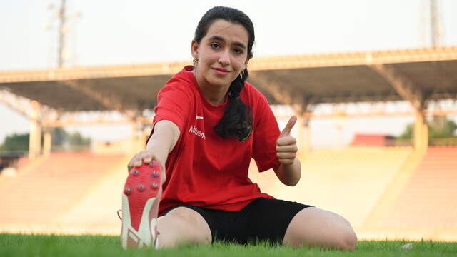 Otizmli Ahsen, sosyalleşmesi için yönlendirildiği atletizmde şampiyonluklara imza attı