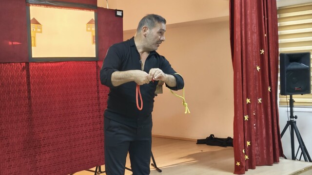 Hanönü'nde Hacivat-Karagöz ve illüzyon gösterisi düzenlendi